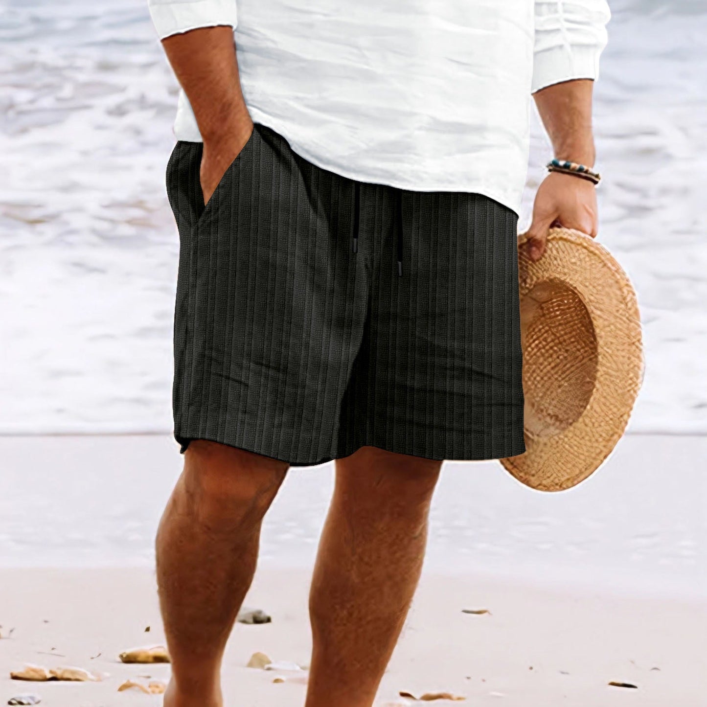 Men’s Striped Summer Shorts