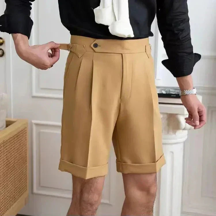 Men's Men’s Tailored Pleated Shorts