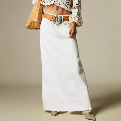 Denim Maxi Skirt for Effortless Everyday Chic Styling