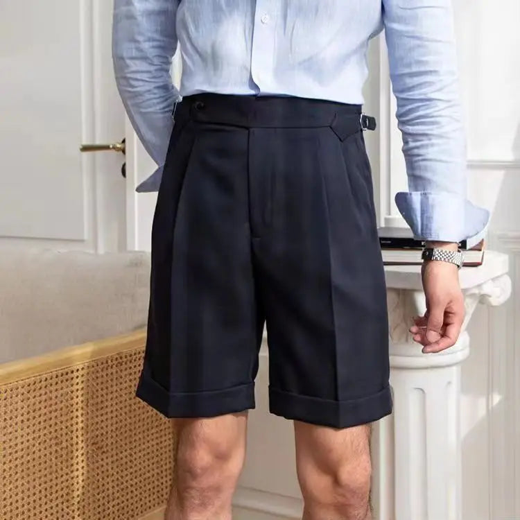 Men's Men’s Tailored Pleated Shorts