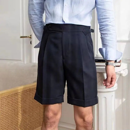 Men's Men’s Tailored Pleated Shorts