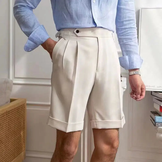 Men's Men’s Tailored Pleated Shorts