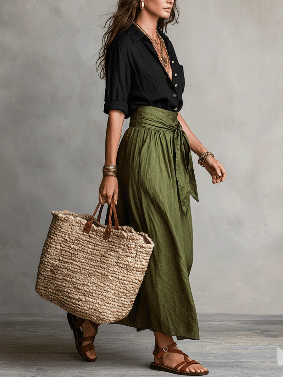 Airy & Elegant Women’s Two-Piece Set