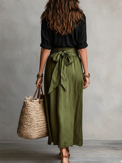 Airy & Elegant Women’s Two-Piece Set