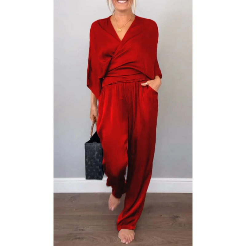 Luxe Wrap Two-Piece Set