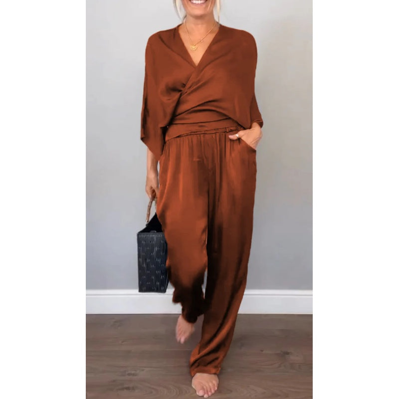 Luxe Wrap Two-Piece Set