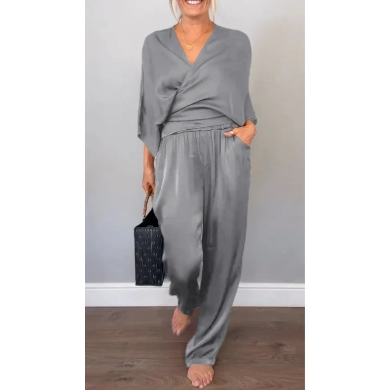 Luxe Wrap Two-Piece Set