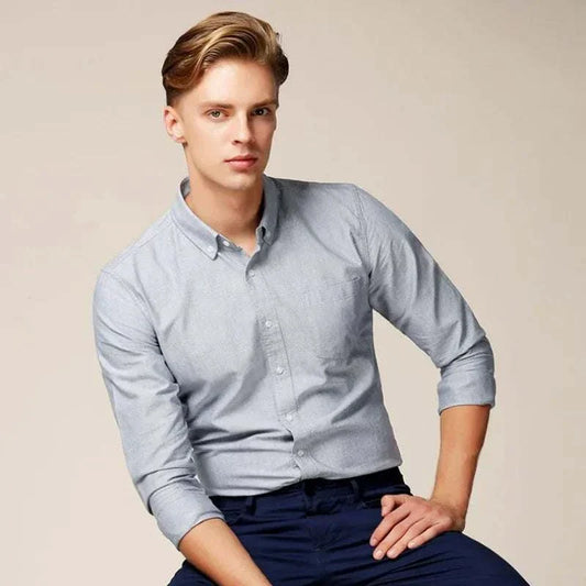 Men’s Long Sleeve Button-Down Shirt