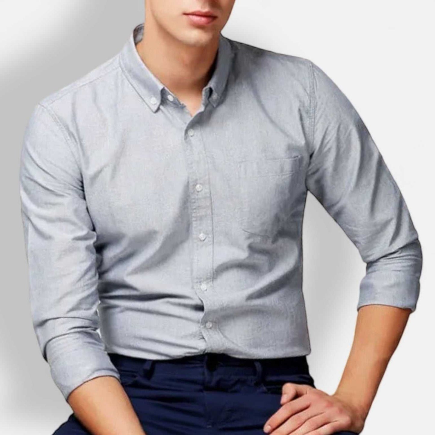 Men’s Long Sleeve Button-Down Shirt