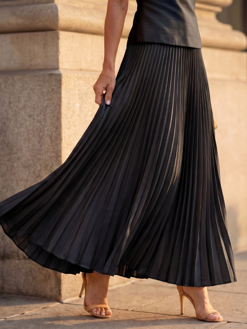 Structured Bodice & Pleated Skirt Set