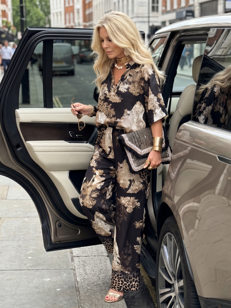 Elegant Wrap Two-Piece Set
