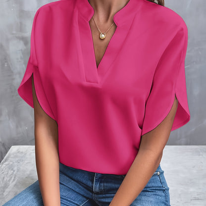 Women's Blouse Shirt Elegant Top with Modern Cut
