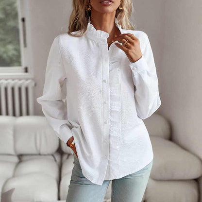 Timeless Comfort Blouse for Women Long Sleeves Comfortable Fit