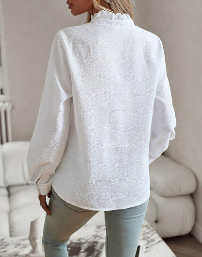 Timeless Comfort Blouse for Women Long Sleeves Comfortable Fit
