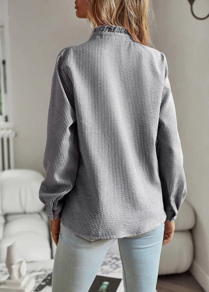Timeless Comfort Blouse for Women Long Sleeves Comfortable Fit