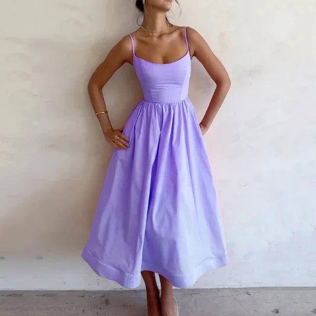 Sleeveless Festive Dress for Women