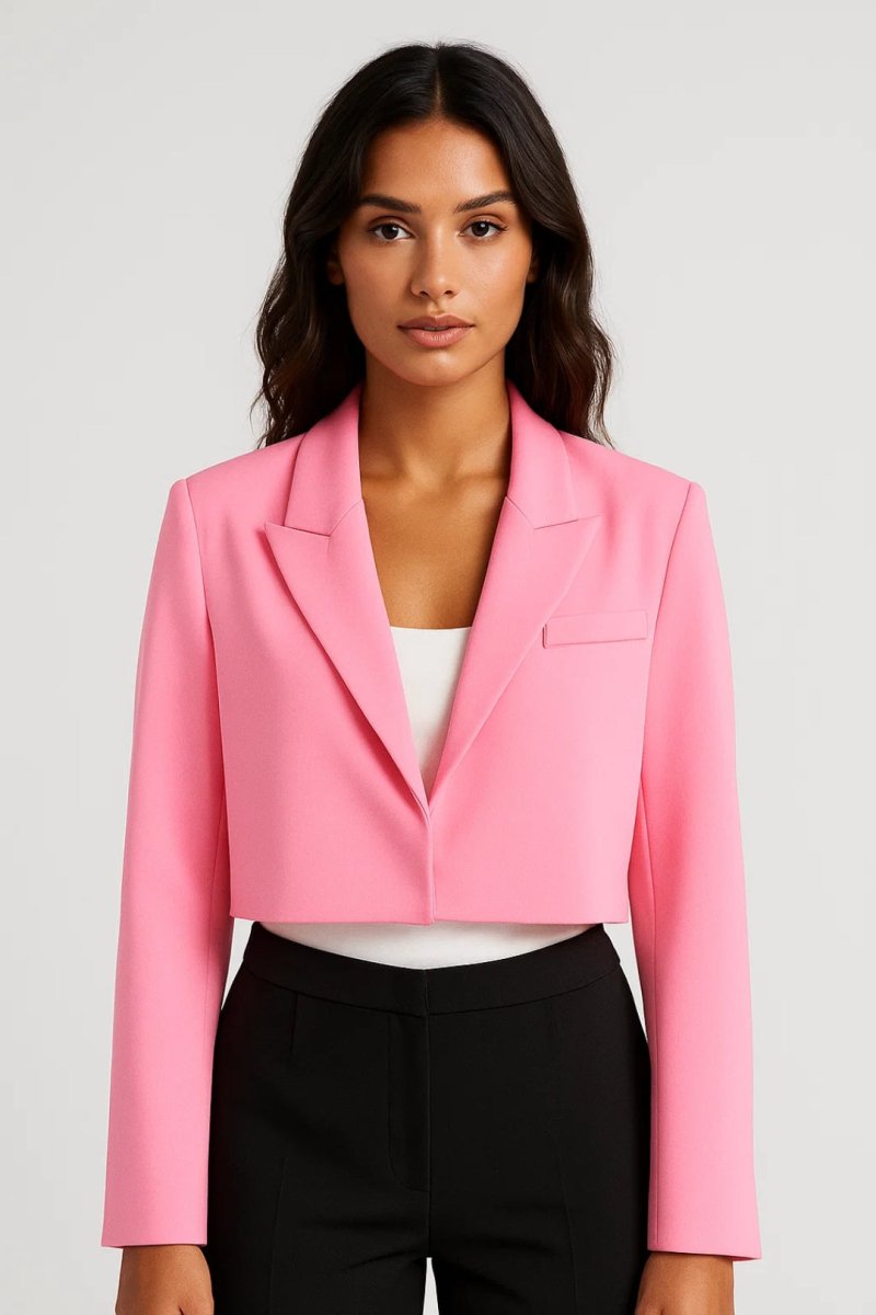 Short Blazer – Sleek Cropped Fit for Modern Elegant Styling