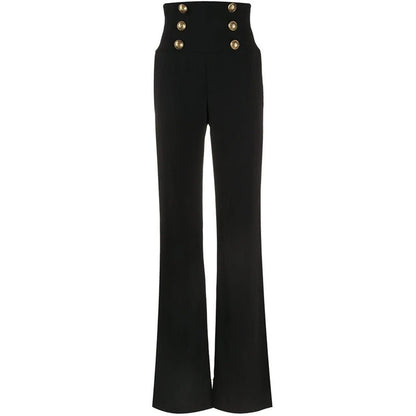 Pearl Cropped Top and High-Waist Trousers Set for Chic Style