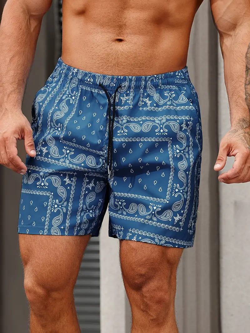 Men's Bandana Summer Shorts