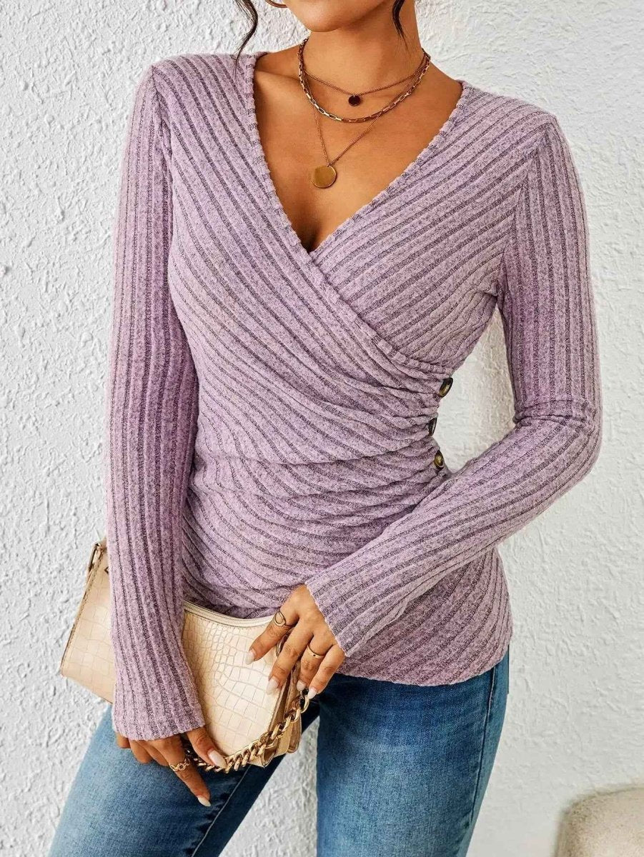 Elegant Long Sleeve Top for Everyday and Evening Styling