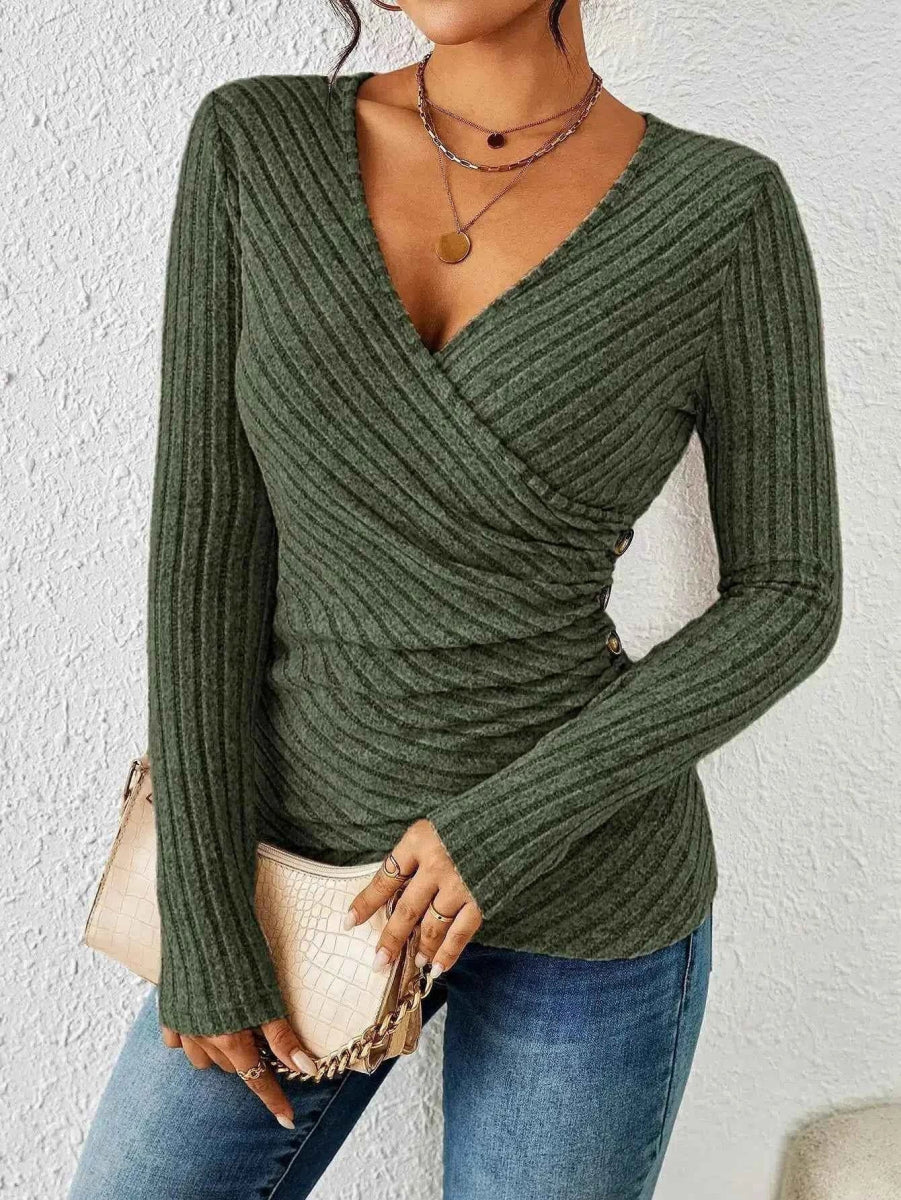 Elegant Long Sleeve Top for Everyday and Evening Styling