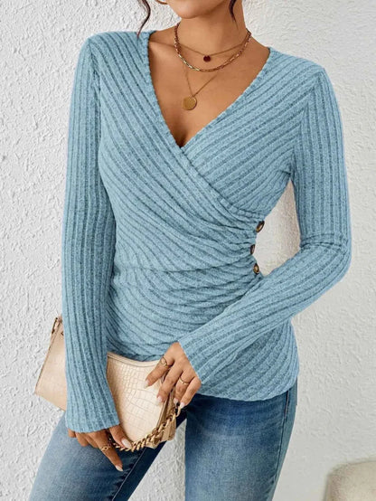 Elegant Long Sleeve Top for Everyday and Evening Styling