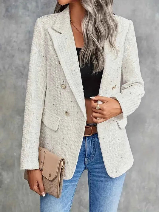 Double-Breasted Blazer – Structured Tailored Fit for Chic Looks