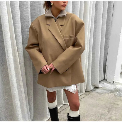 Oversized Blazer – Clean Minimal Look with Relaxed Tailored Fit