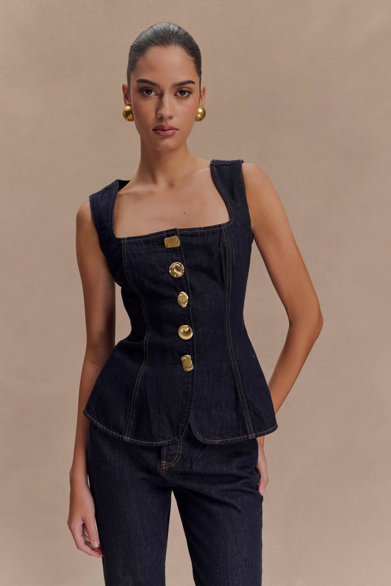 Two-Piece Vest and Trousers Set for Chic Tailored Styling