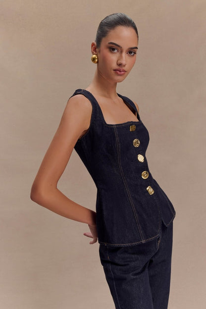 Two-Piece Vest and Trousers Set for Chic Tailored Styling