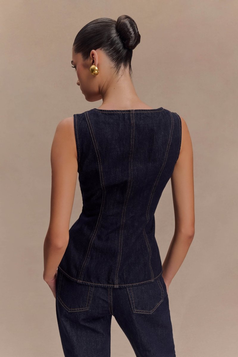 Two-Piece Vest and Trousers Set for Chic Tailored Styling