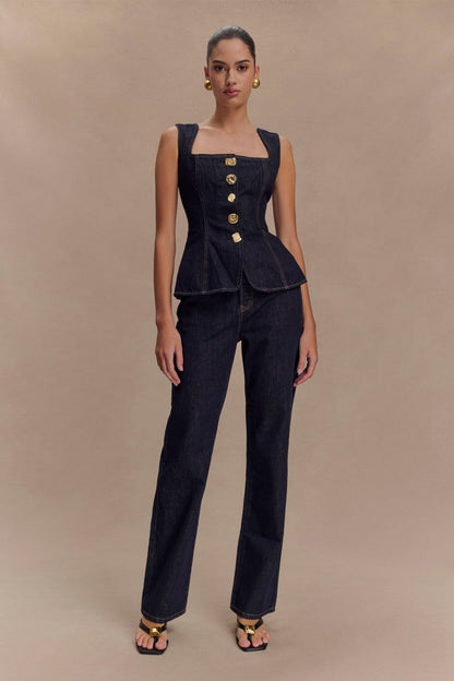 Two-Piece Vest and Trousers Set for Chic Tailored Styling