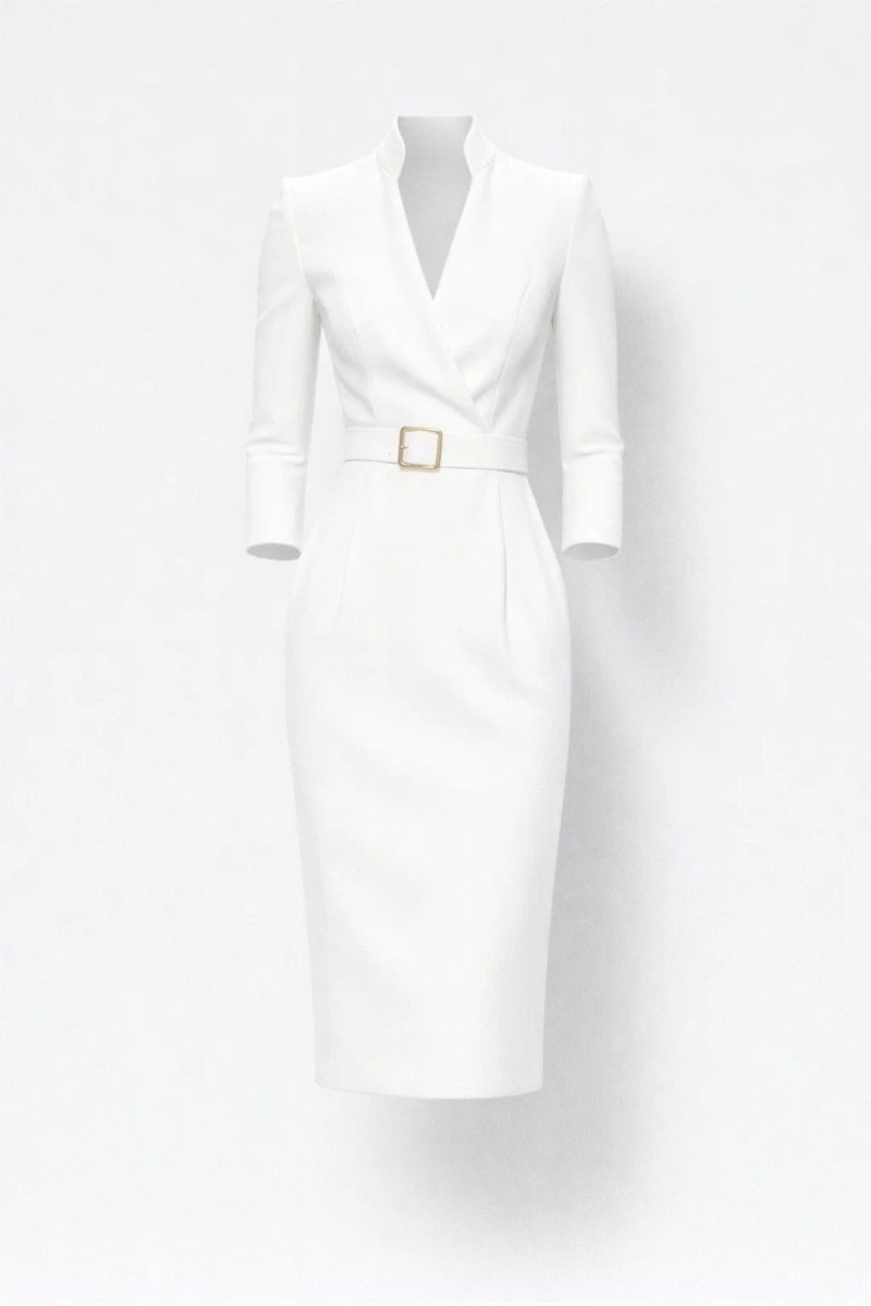 Elegant Midi Sheath Dress for Women
