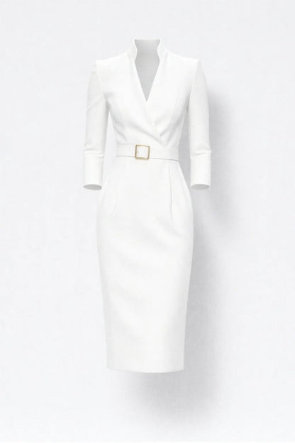Elegant Midi Sheath Dress for Women