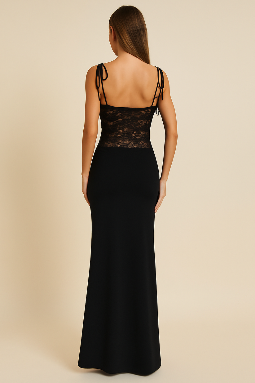 Thin Strap Maxi Dress for Elegant Summer Styling