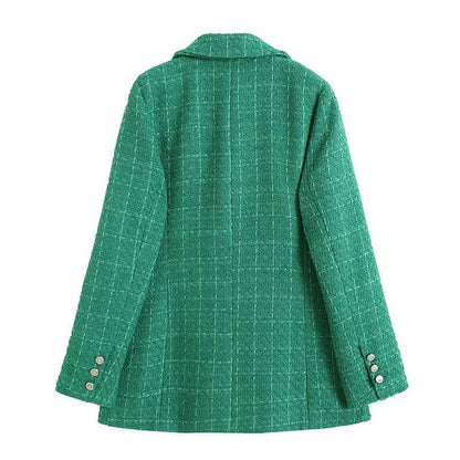 Fitted Blazer with Lapel Collar – Structured Elegant Everyday Fit