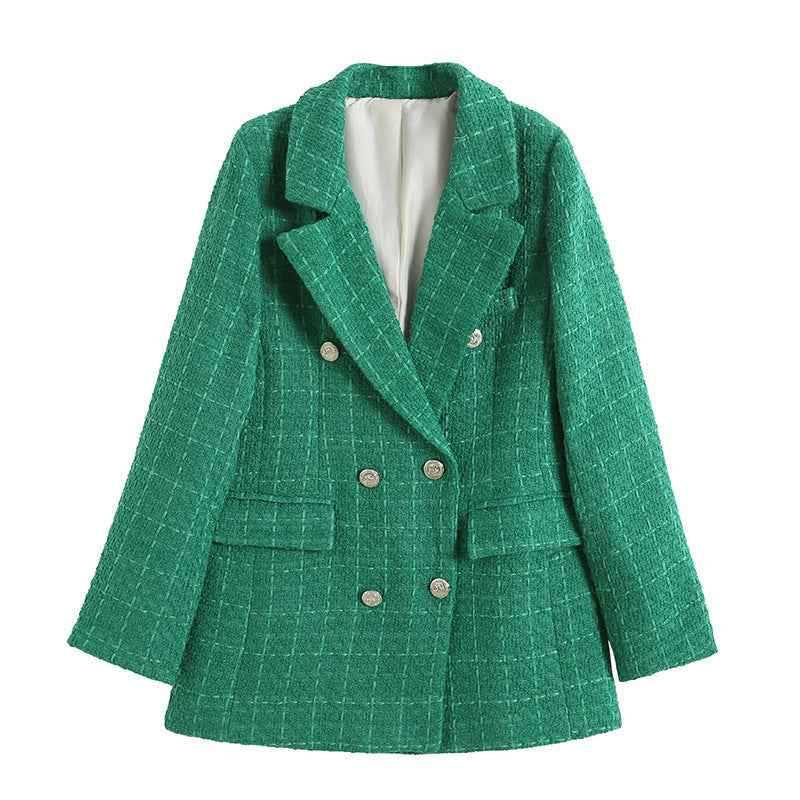 Fitted Blazer with Lapel Collar – Structured Elegant Everyday Fit
