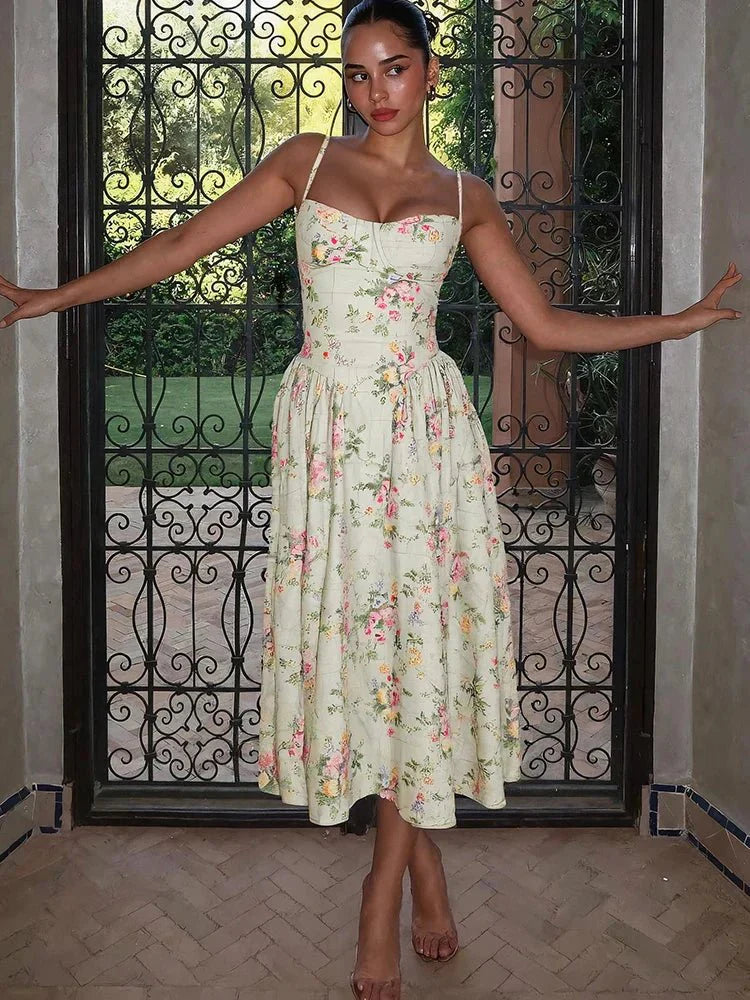 Floral Midi Dress for Special Occasions