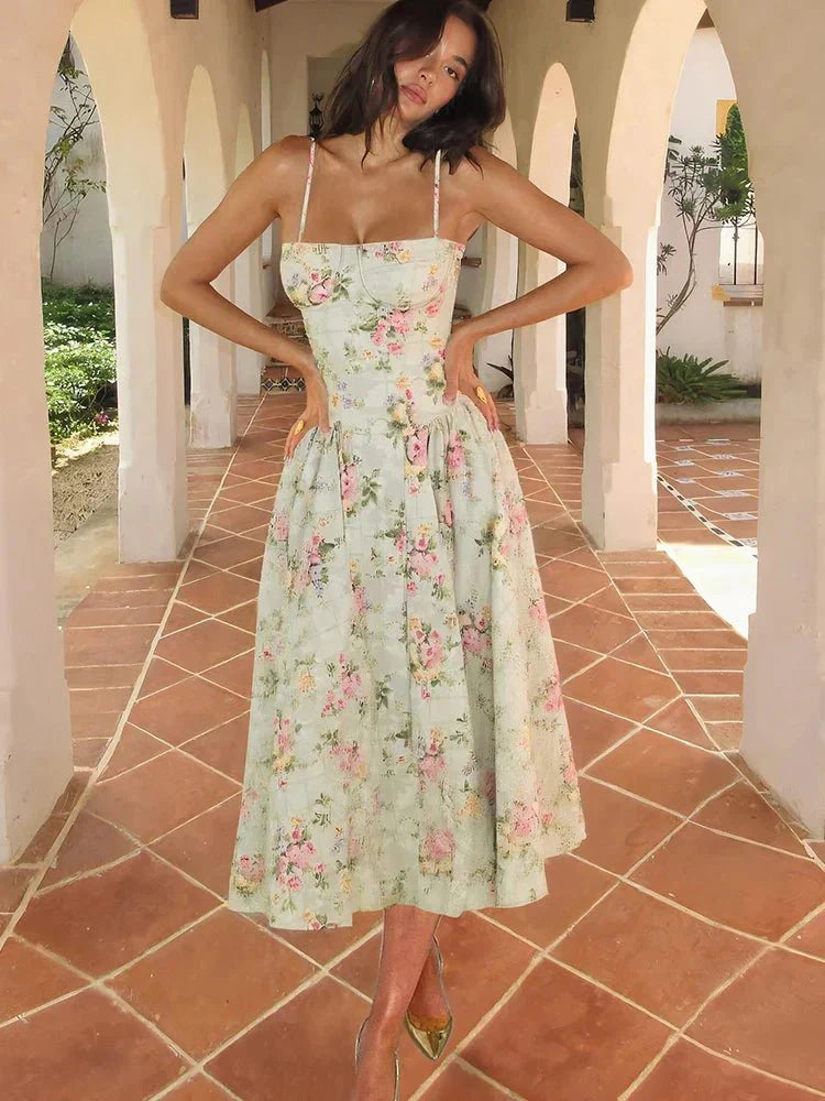 Floral Midi Dress for Special Occasions