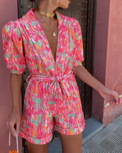 Satin-Finish Summer Jumpsuit for Elegant Chic Styling