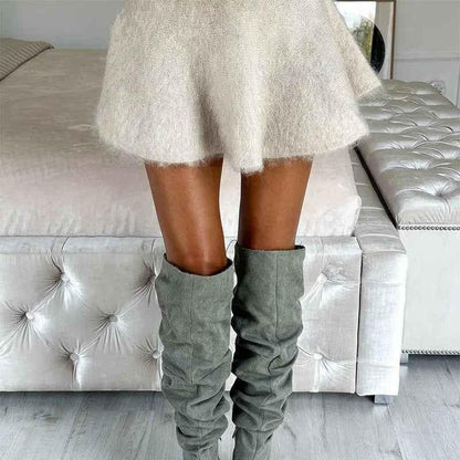 Cozy Knit Two-Piece Set with Mini Skirt and Button Top