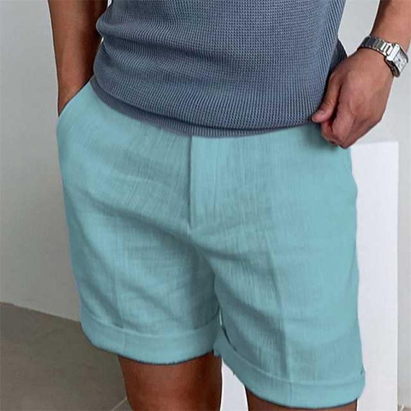 Men's Linen Feel Summer Shorts