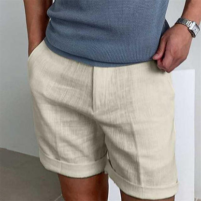 Men's Linen Feel Summer Shorts