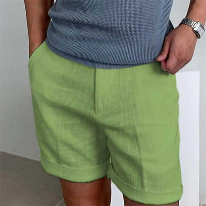 Men's Linen Feel Summer Shorts