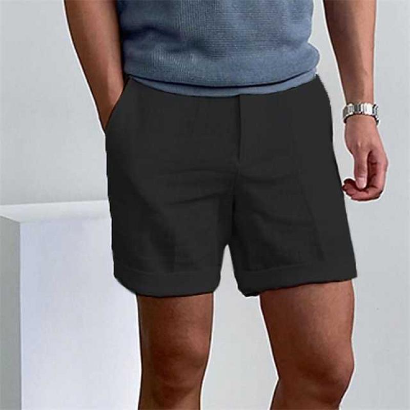 Men's Linen Feel Summer Shorts