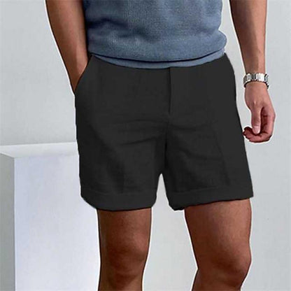 Men's Linen Feel Summer Shorts