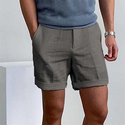 Men's Linen Feel Summer Shorts
