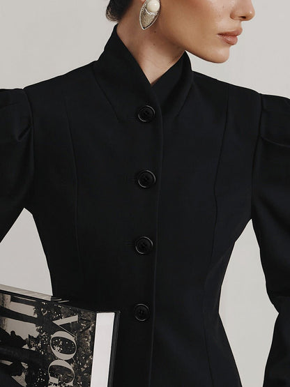 Black Blazer – Sculpted Tailored Fit for Sleek Modern Looks