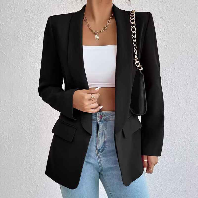 Fitted Blazer – Clean Minimal Style for Everyday Elegance