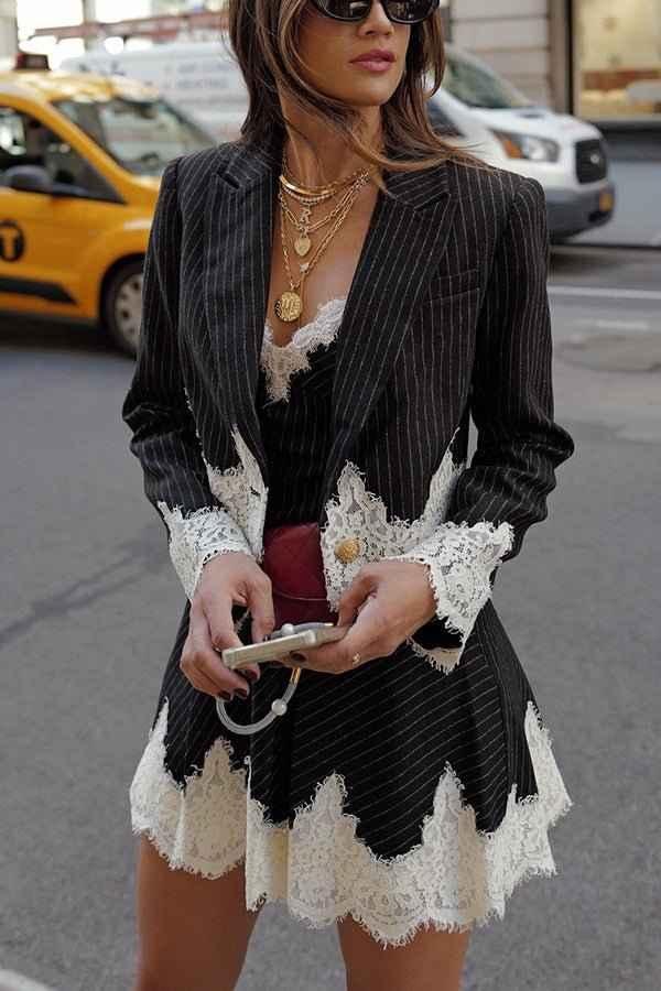 Blazer Dress Set – Tailored Statement Look for Evening Styling